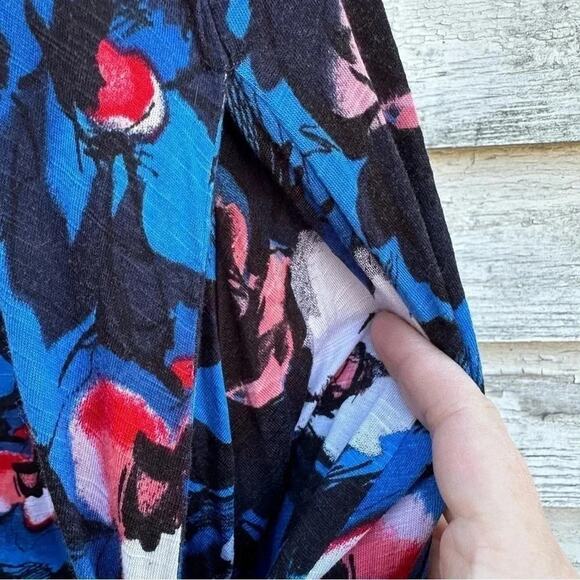 Lane Bryant Floral Tank Maxi Dress Size 18/20 Blue Resort Wear good condition - Picture 4 of 5